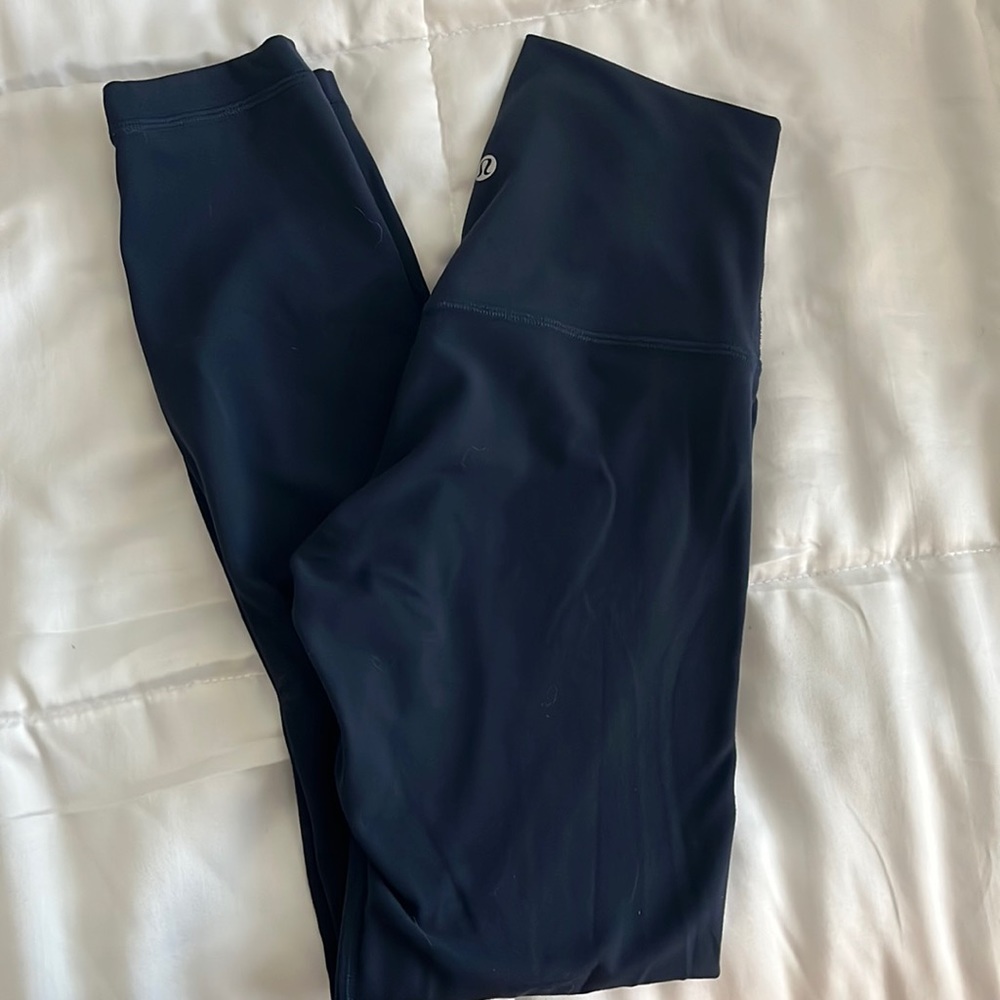 Navy blue lululemon align 25”